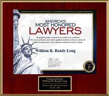 America's Most Honored Lawyers Badge